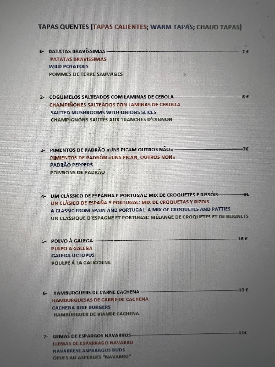 Menu O Dezanove Taparia Restaurante-1