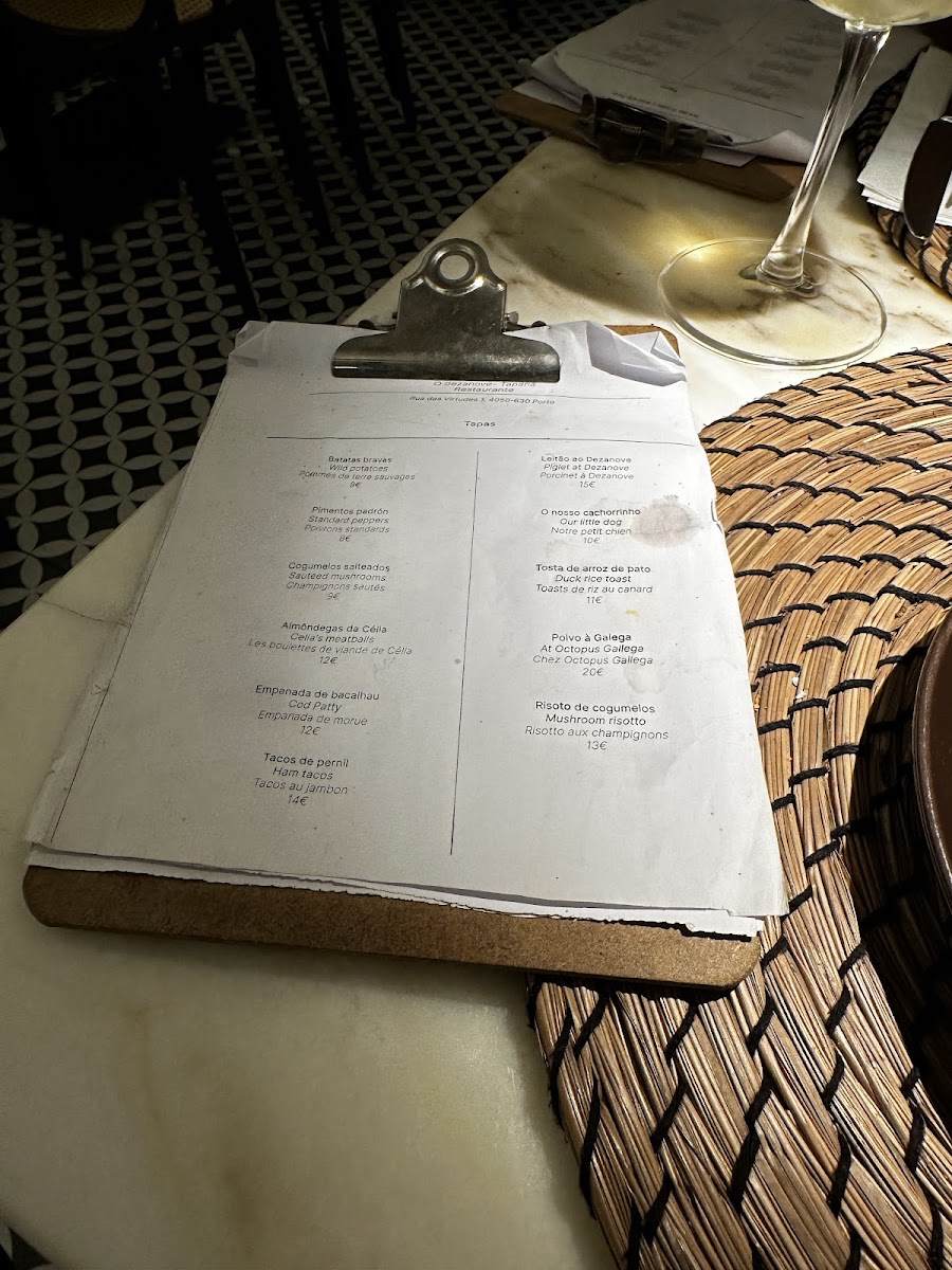 Menu O Dezanove Taparia Restaurante-2